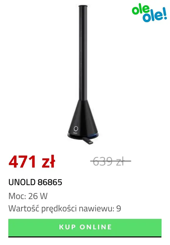 OleOle! - gazetka promocyjna Do -25% na wentylatory i klimatyzatory od środy 19.08 do poniedziałku 24.08 - strona 7