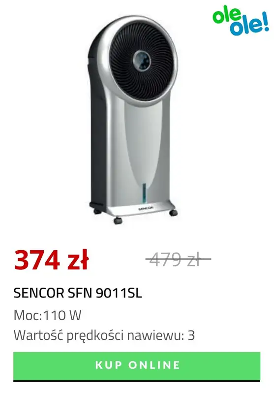 OleOle! - gazetka promocyjna Do -25% na wentylatory i klimatyzatory od środy 19.08 do poniedziałku 24.08 - strona 10