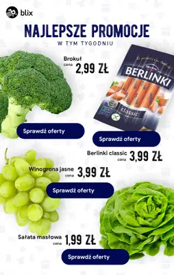 Aktualności Blix - gazetka promocyjna Najlepsze promocje w tym tygodniu od poniedziałku 24.08 do niedzieli 30.08