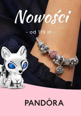 Pandora - gazetka promocyjna Od 119 zł nowości pandora od środy 16.09 do środy 30.09 Pandora - gazetka promocyjna Od 119 zł nowości pandora od środy 16.09 do środy 30.09