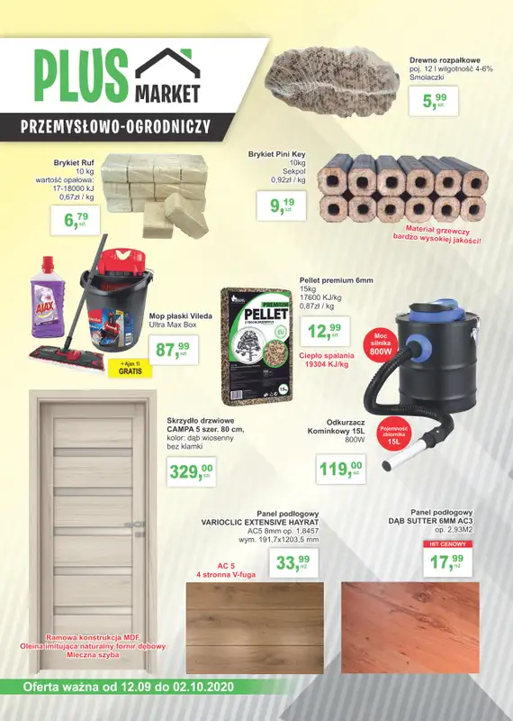 Plus Market - gazetka promocyjna Gazetka od wtorku 22.09 do piątku 02.10