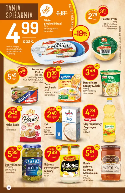 Mila-Delikatesy Centrum - gazetka promocyjna Gazetka od czwartku 24.09 do środy 30.09 - strona 22
