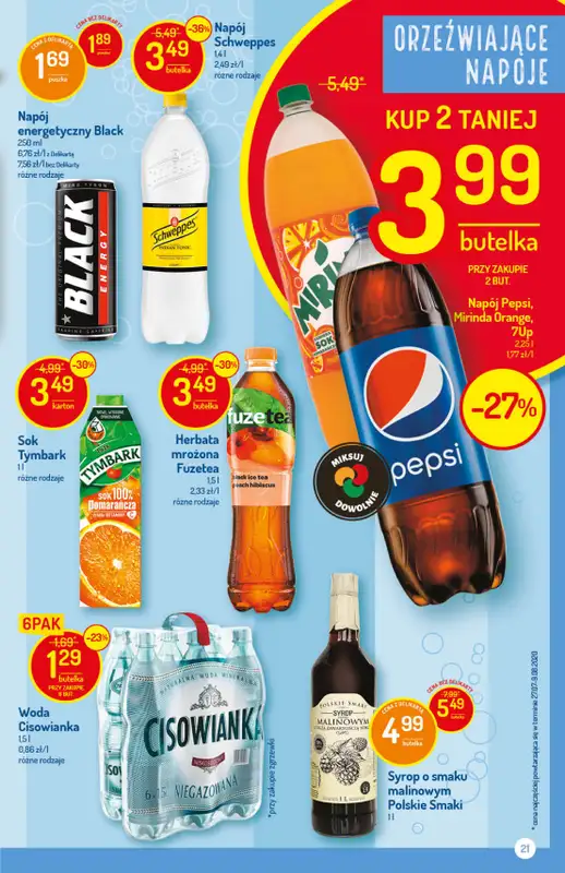Mila-Delikatesy Centrum - gazetka promocyjna Gazetka od czwartku 24.09 do środy 30.09 - strona 21