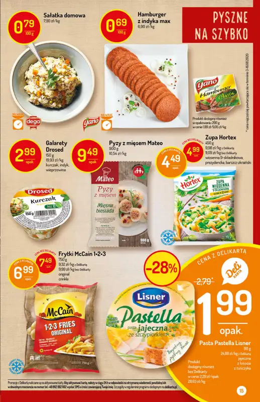 Mila-Delikatesy Centrum - gazetka promocyjna Gazetka od czwartku 01.10 do środy 07.10 - strona 15