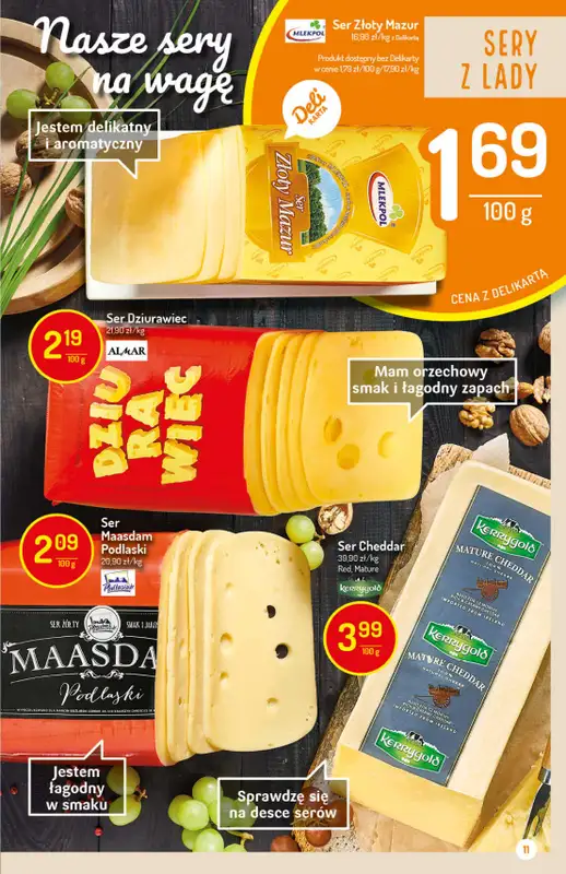 Mila-Delikatesy Centrum - gazetka promocyjna Gazetka od czwartku 01.10 do środy 07.10 - strona 11