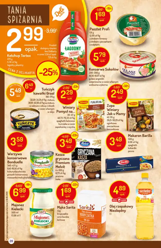Mila-Delikatesy Centrum - gazetka promocyjna Gazetka od czwartku 01.10 do środy 07.10 - strona 20