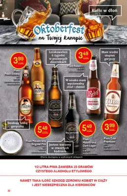 Mila-Delikatesy Centrum - gazetka promocyjna Gazetka od czwartku 01.10 do środy 07.10 - strona 22