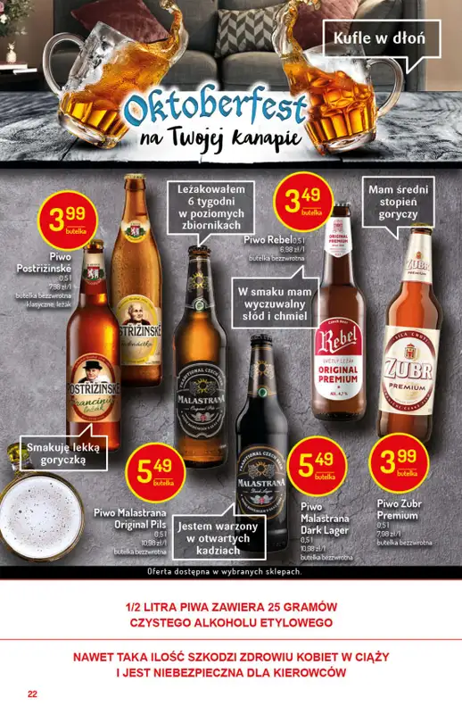 Mila-Delikatesy Centrum - gazetka promocyjna Gazetka od czwartku 01.10 do środy 07.10 - strona 22