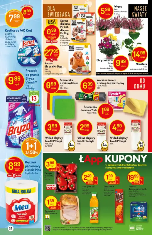 Mila-Delikatesy Centrum - gazetka promocyjna Gazetka od czwartku 01.10 do środy 07.10 - strona 26