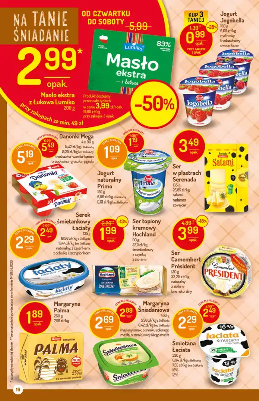 Mila-Delikatesy Centrum - gazetka promocyjna Gazetka od czwartku 15.10 do środy 21.10 - strona 16