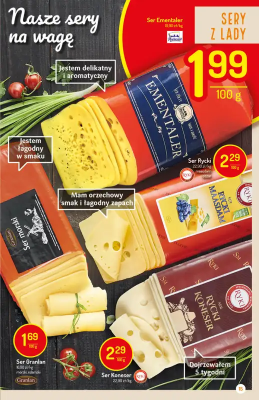 Mila-Delikatesy Centrum - gazetka promocyjna Gazetka od czwartku 15.10 do środy 21.10 - strona 15