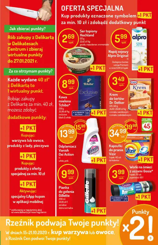 Mila-Delikatesy Centrum - gazetka promocyjna Gazetka od czwartku 15.10 do środy 21.10 - strona 3