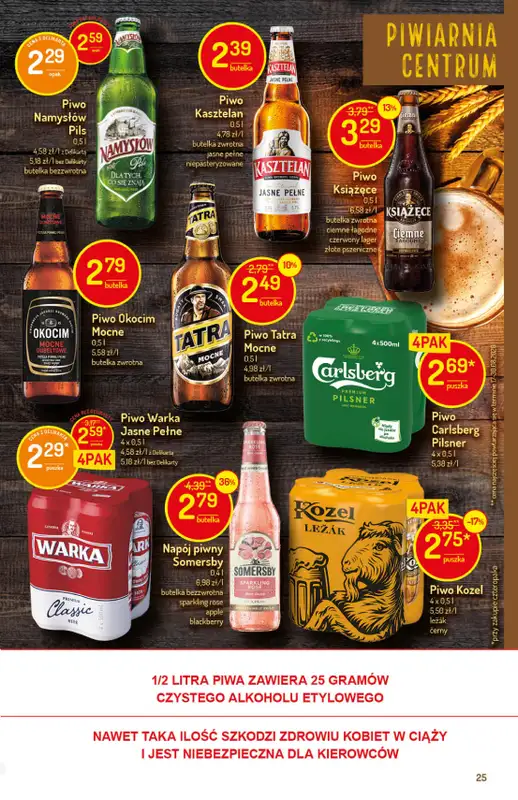 Mila-Delikatesy Centrum - gazetka promocyjna Gazetka od czwartku 15.10 do środy 21.10 - strona 25