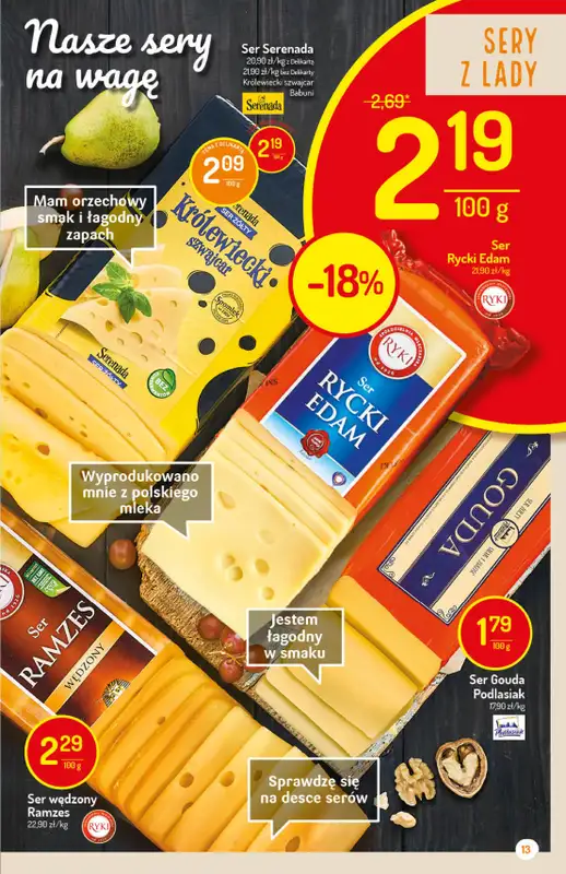 Mila-Delikatesy Centrum - gazetka promocyjna Gazetka od czwartku 22.10 do środy 28.10 - strona 13