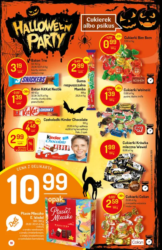 Mila-Delikatesy Centrum - gazetka promocyjna Gazetka od czwartku 22.10 do środy 28.10 - strona 18