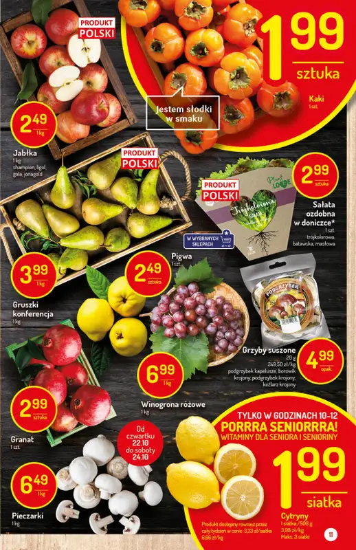 Mila-Delikatesy Centrum - gazetka promocyjna Gazetka od czwartku 22.10 do środy 28.10 - strona 11