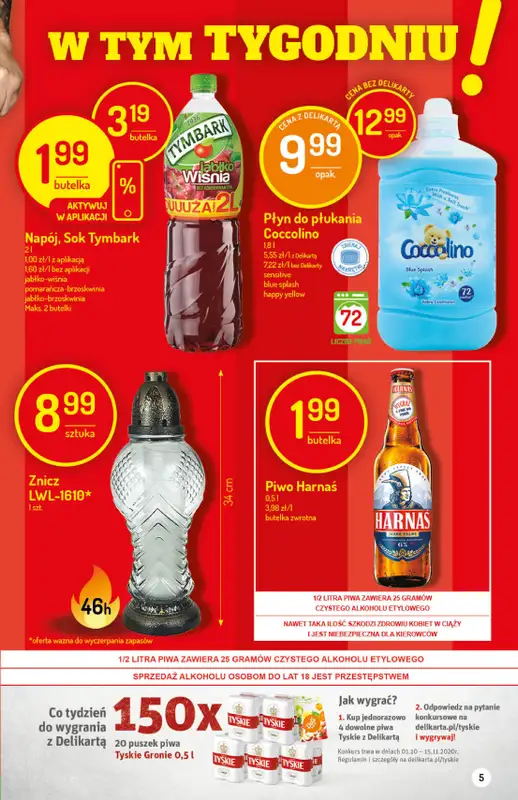 Mila-Delikatesy Centrum - gazetka promocyjna Gazetka od czwartku 22.10 do środy 28.10 - strona 5