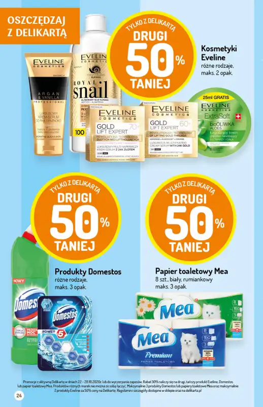 Mila-Delikatesy Centrum - gazetka promocyjna Gazetka od czwartku 22.10 do środy 28.10 - strona 24