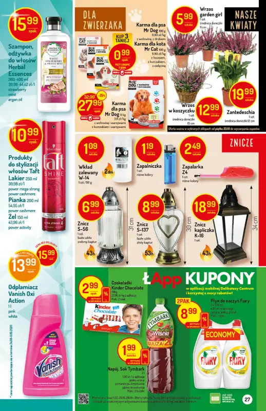 Mila-Delikatesy Centrum - gazetka promocyjna Gazetka od czwartku 22.10 do środy 28.10 - strona 27