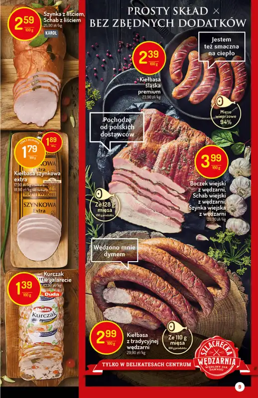 Mila-Delikatesy Centrum - gazetka promocyjna Gazetka od czwartku 22.10 do środy 28.10 - strona 9