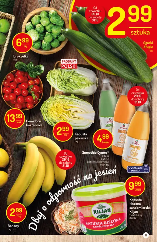 Mila-Delikatesy Centrum - gazetka promocyjna Gazetka od czwartku 29.10 do środy 04.11 - strona 11