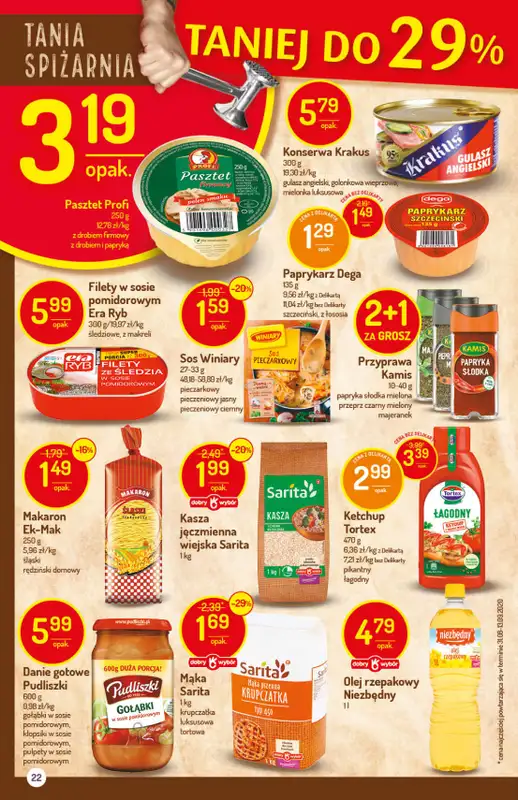 Mila-Delikatesy Centrum - gazetka promocyjna Gazetka od czwartku 29.10 do środy 04.11 - strona 22