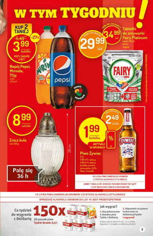 Mila-Delikatesy Centrum - gazetka promocyjna Gazetka od czwartku 29.10 do środy 04.11 - strona 3