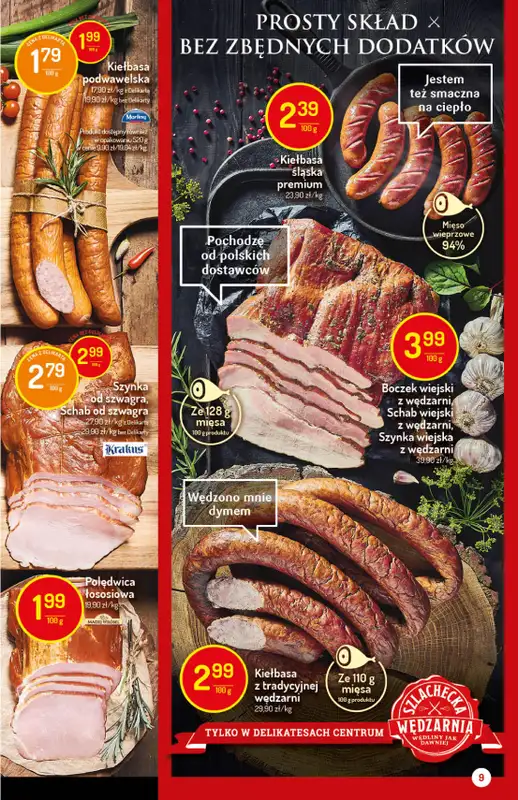 Mila-Delikatesy Centrum - gazetka promocyjna Gazetka od czwartku 29.10 do środy 04.11 - strona 9