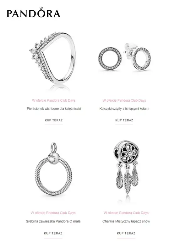 Pandora - gazetka promocyjna -50% na drugi produkt od środy 04.11 do piątku 06.11 - strona 3