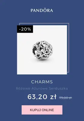 Pandora - gazetka promocyjna Prezenty do 100 zł od poniedziałku 16.11 do poniedziałku 30.11 - strona 4 Pandora - gazetka promocyjna Prezenty do 100 zł od poniedziałku 16.11 do poniedziałku 30.11 - strona 4