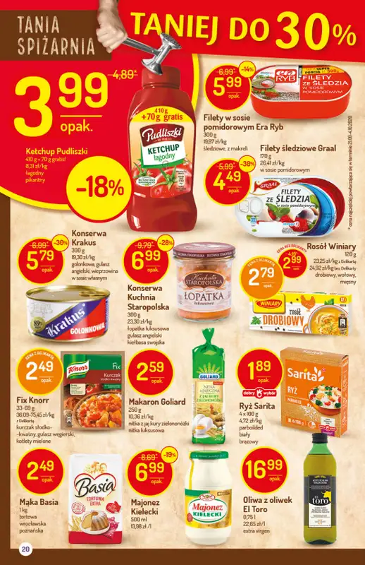 Mila-Delikatesy Centrum - gazetka promocyjna Gazetka od czwartku 19.11 do środy 25.11 - strona 20