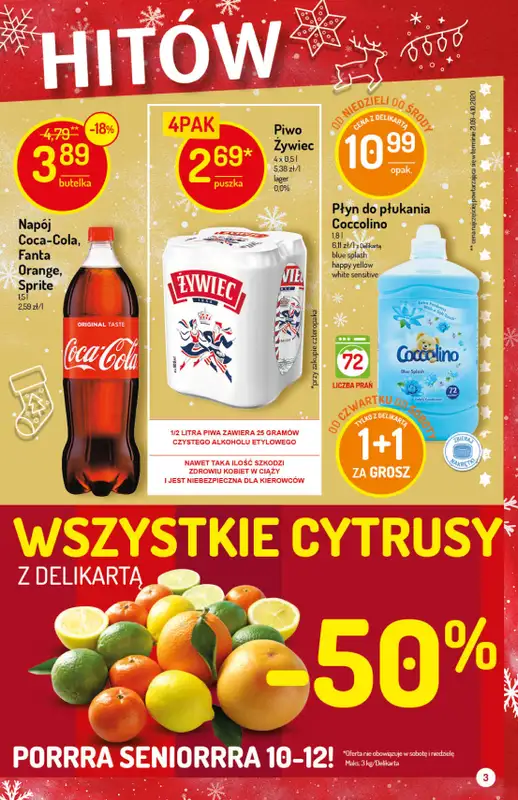 Mila-Delikatesy Centrum - gazetka promocyjna Gazetka od czwartku 19.11 do środy 25.11 - strona 3