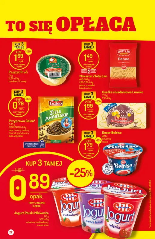 Mila-Delikatesy Centrum - gazetka promocyjna Gazetka od czwartku 19.11 do środy 25.11 - strona 22