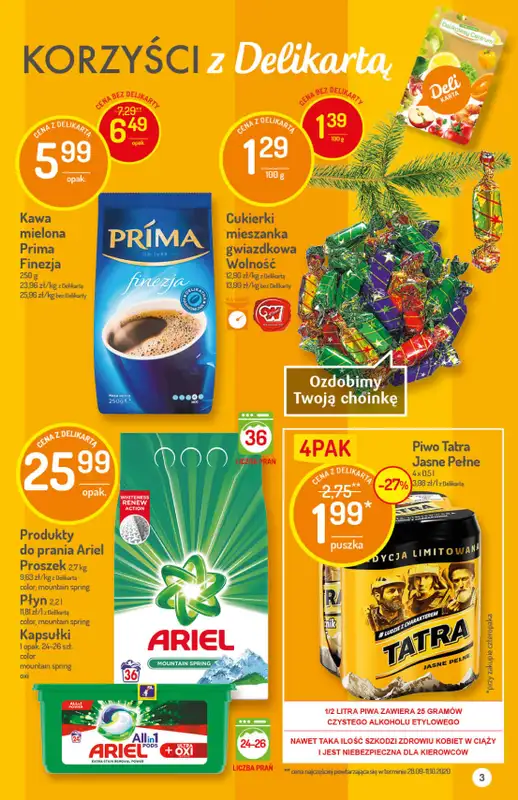Mila-Delikatesy Centrum - gazetka promocyjna Gazetka od czwartku 26.11 do środy 02.12 - strona 3