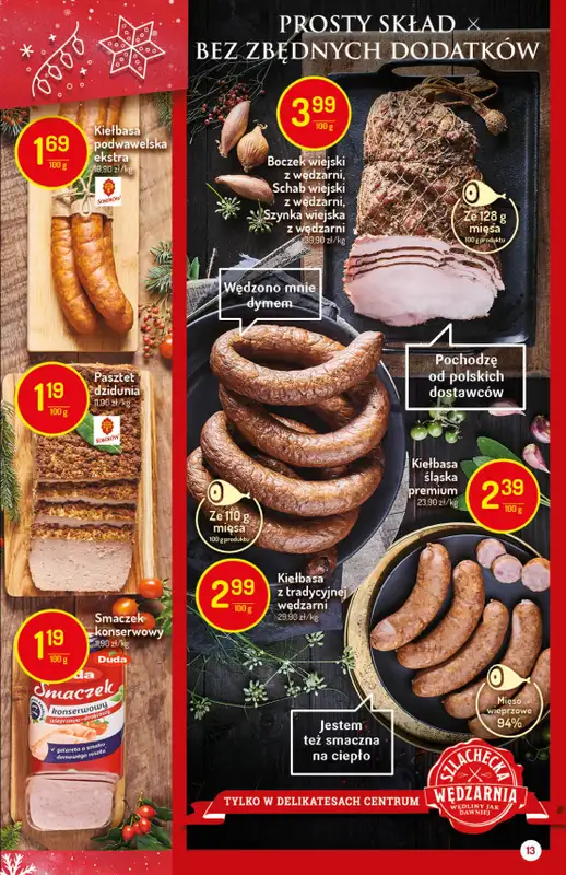 Mila-Delikatesy Centrum - gazetka promocyjna Gazetka od czwartku 26.11 do środy 02.12 - strona 13
