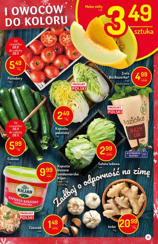 Mila-Delikatesy Centrum - gazetka promocyjna Gazetka od czwartku 26.11 do środy 02.12 - strona 15