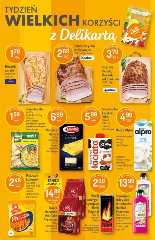 Mila-Delikatesy Centrum - gazetka promocyjna Gazetka od czwartku 26.11 do środy 02.12 - strona 4