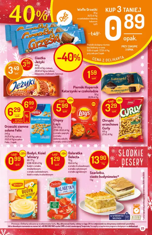 Mila-Delikatesy Centrum - gazetka promocyjna Gazetka od czwartku 26.11 do środy 02.12 - strona 23