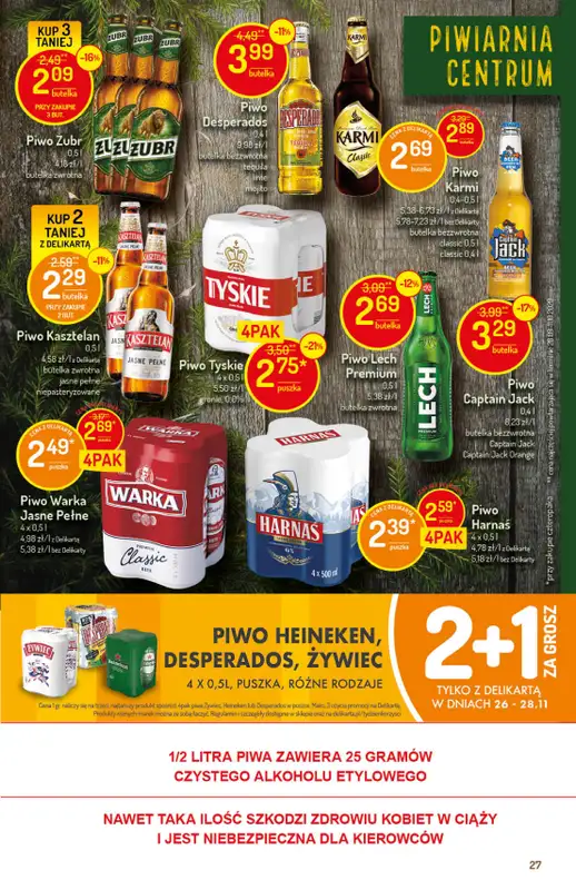 Mila-Delikatesy Centrum - gazetka promocyjna Gazetka od czwartku 26.11 do środy 02.12 - strona 27