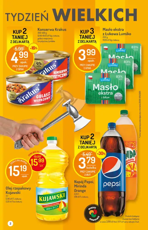 Mila-Delikatesy Centrum - gazetka promocyjna Gazetka od czwartku 26.11 do środy 02.12 - strona 2