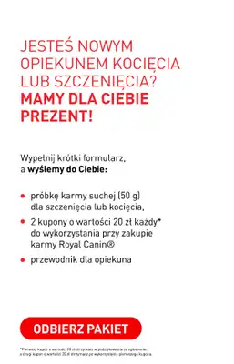 Royal Canin - gazetka promocyjna Odbierz darmową próbkę i 20 PLN zniżki na karmę od środy 02.12 do wtorku 08.12 - strona 2