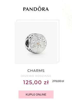 Pandora - gazetka promocyjna Do -50% SALE od wtorku 29.12 do środy 06.01 - strona 6 Pandora - gazetka promocyjna Do -50% SALE od wtorku 29.12 do środy 06.01 - strona 6