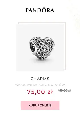 Pandora - gazetka promocyjna Do -50% SALE od wtorku 29.12 do środy 06.01 - strona 4 Pandora - gazetka promocyjna Do -50% SALE od wtorku 29.12 do środy 06.01 - strona 4