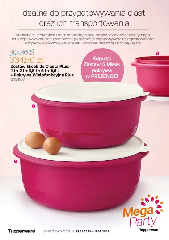 Tupperware - gazetka promocyjna Oferta miesiąca od czwartku 31.12 do niedzieli 17.01 - strona 2