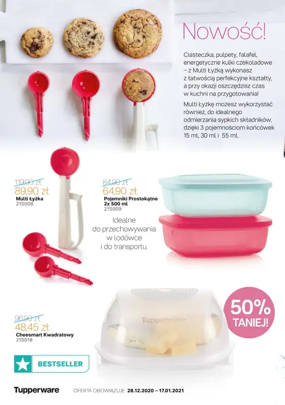 Tupperware - gazetka promocyjna Oferta miesiąca od czwartku 31.12 do niedzieli 17.01 - strona 4