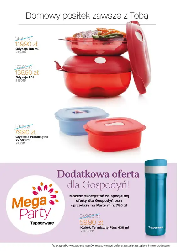 Tupperware - gazetka promocyjna Oferta miesiąca od czwartku 31.12 do niedzieli 17.01 - strona 6