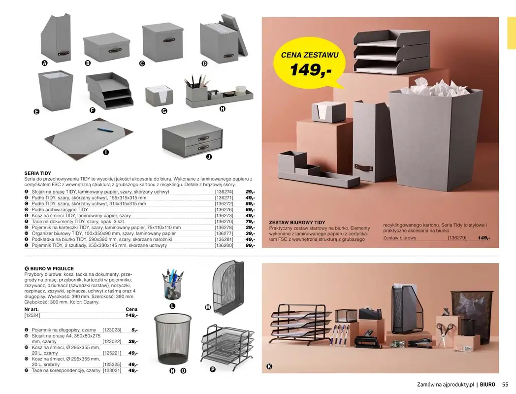 AJ Produkty - gazetka promocyjna Biuro cz. 1- Nowy katalog Zima od poniedziałku 18.01 do piątku 30.04 - strona 42