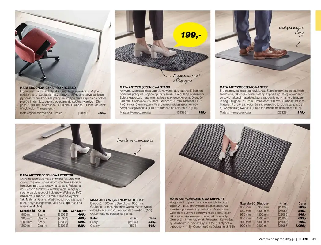 AJ Produkty - gazetka promocyjna Biuro cz. 1- Nowy katalog Zima od poniedziałku 18.01 do piątku 30.04 - strona 36