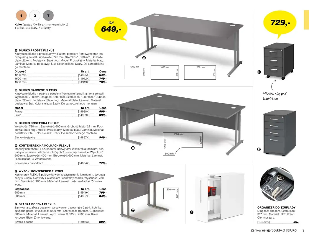 AJ Produkty - gazetka promocyjna Biuro cz. 1- Nowy katalog Zima od poniedziałku 18.01 do piątku 30.04 - strona 6