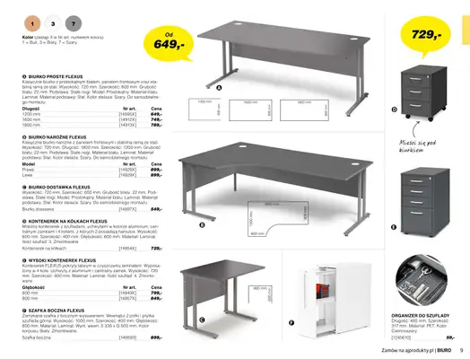 AJ Produkty - gazetka promocyjna Biuro cz. 1- Nowy katalog Zima od poniedziałku 18.01 do piątku 30.04 - strona 6 AJ Produkty - gazetka promocyjna Biuro cz. 1- Nowy katalog Zima od poniedziałku 18.01 do piątku 30.04 - strona 6